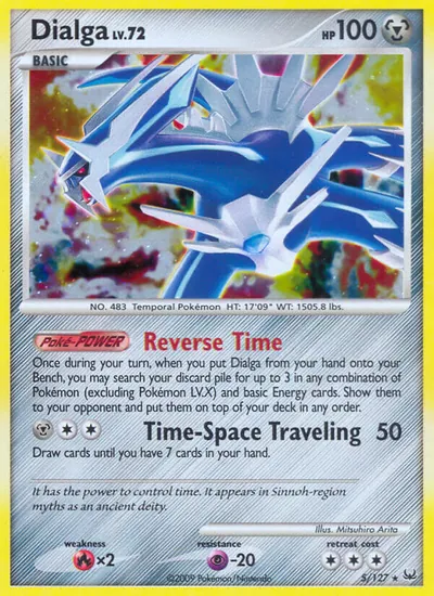 Dialga - Platinum - ilustração de Mitsuhiro Arita