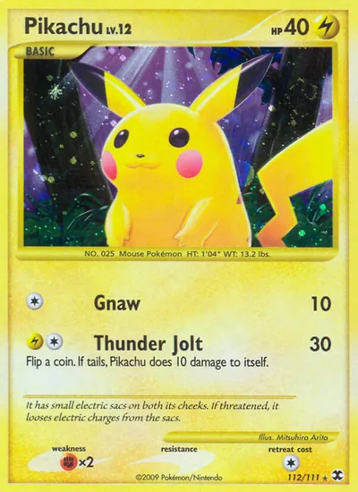 Pikachu - Rising Rivals - ilustração de Mitsuhiro Arita