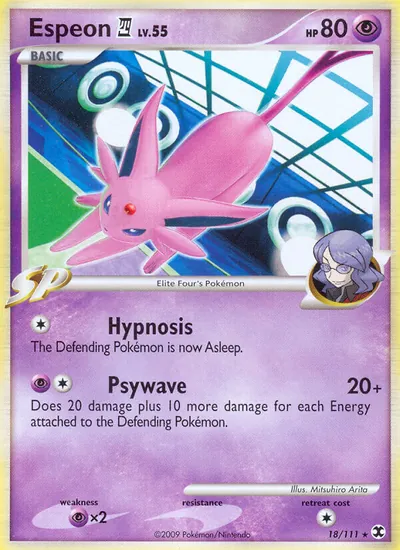 Espeon 4 - Rising Rivals - ilustração de Mitsuhiro Arita