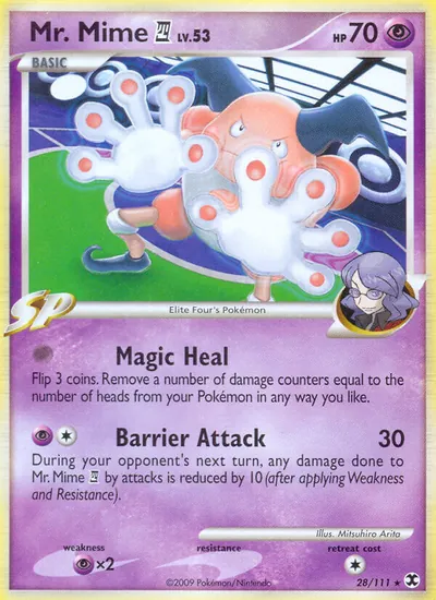 Mr. Mime 4 - Rising Rivals - ilustração de Mitsuhiro Arita