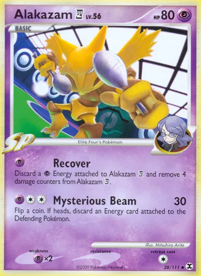Alakazam 4 - Rising Rivals - ilustração de Mitsuhiro Arita