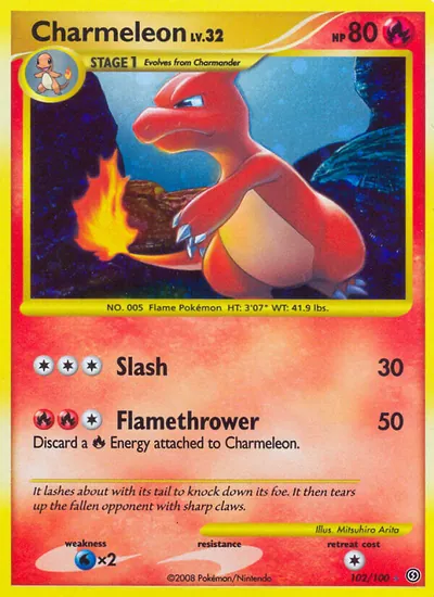Charmeleon - Stormfront - ilustração de Mitsuhiro Arita