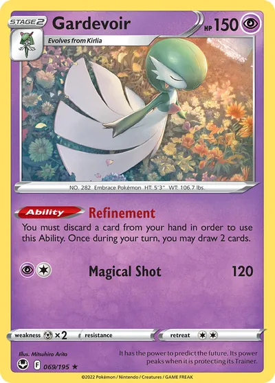Gardevoir - Tempestade Prateada - ilustração de Mitsuhiro Arita