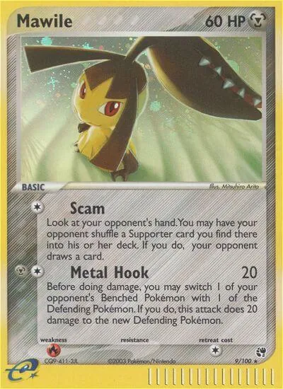 Mawile - Sandstorm - ilustração de Mitsuhiro Arita