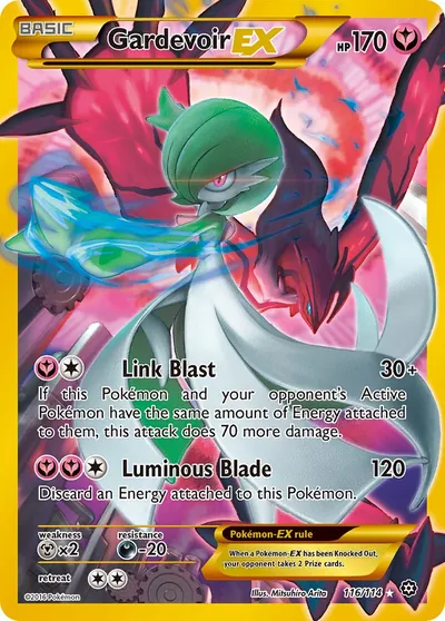 Gardevoir-EX - Cerco de Vapor - ilustração de Mitsuhiro Arita