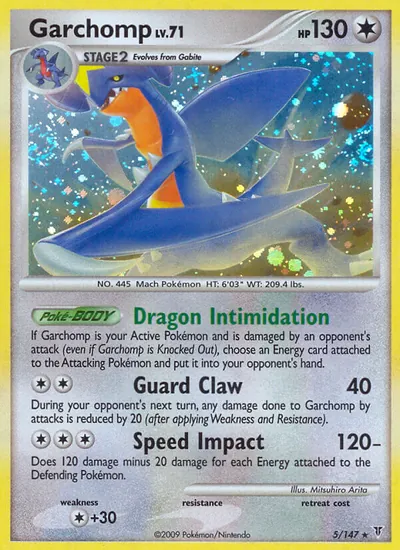 Garchomp - Supreme Victors - ilustração de Mitsuhiro Arita