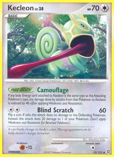 Kecleon - Maravilhas Secretas - ilustração de Mitsuhiro Arita