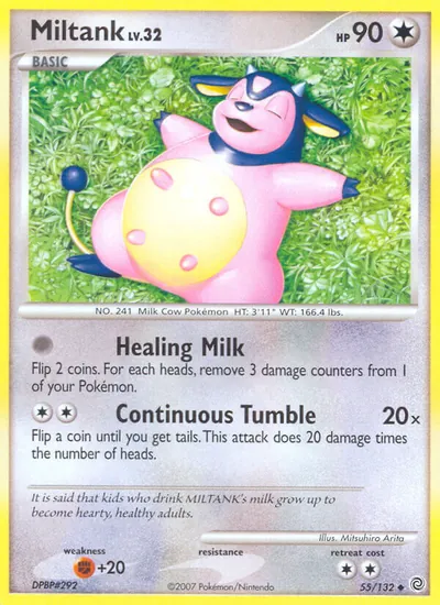 Miltank - Maravilhas Secretas - ilustração de Mitsuhiro Arita