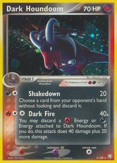 Dark Dragonite - Team Rocket - ilustração de Mitsuhiro Arita