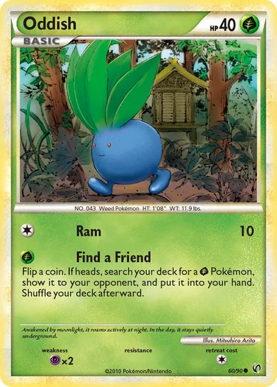 Oddish - Destemido - ilustração de Mitsuhiro Arita
