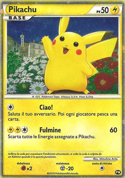 Pikachu - World Collection - ilustração de Mitsuhiro Arita