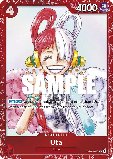 Uta OP01-005_p1 One Piece Card Game Promo