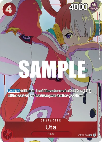 Uta OP01-005_p2 One Piece Card Game Promo