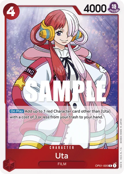 Uta OP01-005 One Piece Card Game OP-01