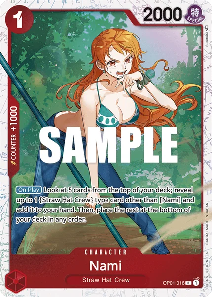 Nami OP01-016_p3 One Piece Card Game ST-10