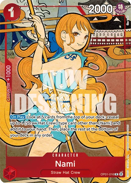 Nami OP01-016_p7 One Piece Card Game Promo