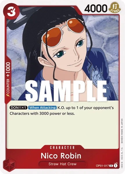 Nico Robin OP01-017 One Piece Card Game OP-01