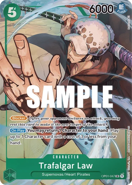 Trafalgar Law OP01-047_p1 One Piece Card Game OP-01