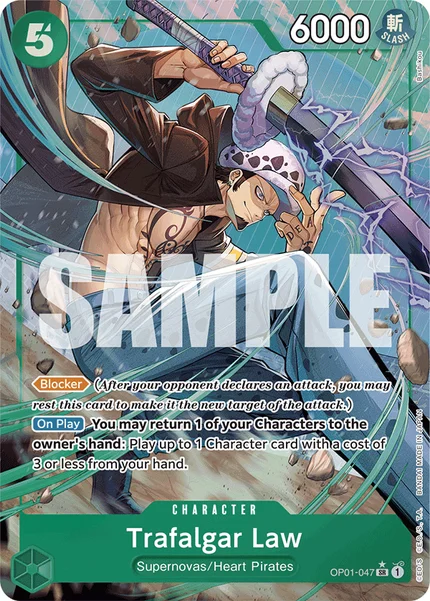 Trafalgar Law OP01-047_p4 One Piece Card Game PRB-01