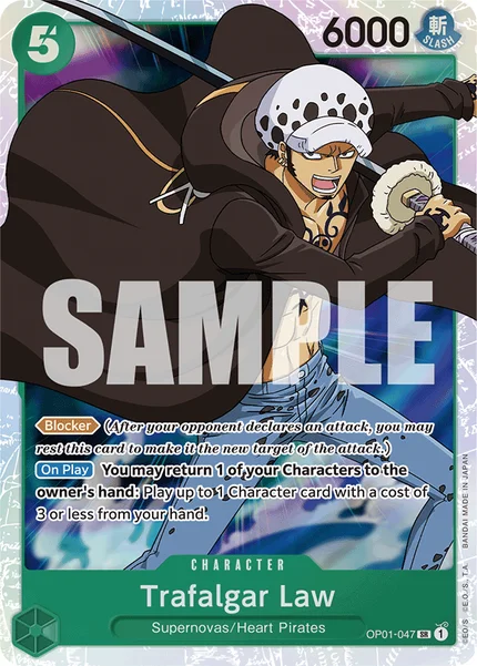 Trafalgar Law OP01-047_r1 One Piece Card Game PRB-01