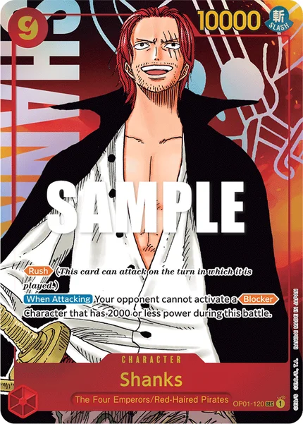 Shanks OP01-120_p1 One Piece Card Game OP-01