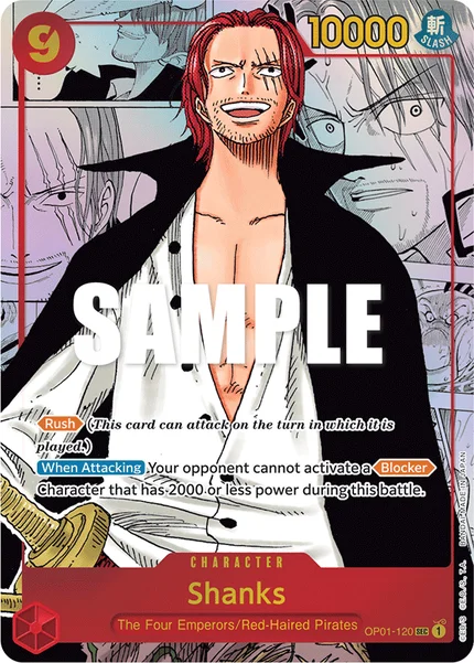 Shanks OP01-120_p2 One Piece Card Game OP-01