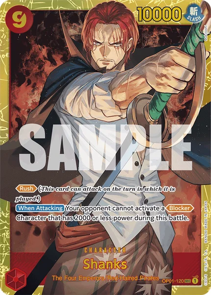 Shanks OP01-120_r1 One Piece Card Game PRB-01