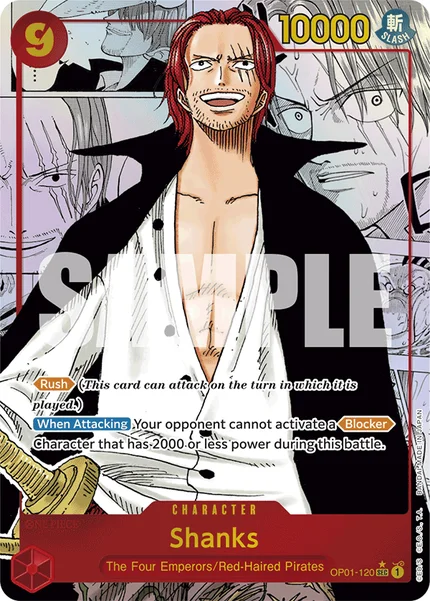 Shanks OP01-120_r2 One Piece Card Game PRB-01
