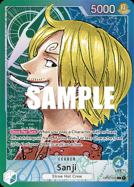 Sanji OP02-026_p1 One Piece Card Game OP-02