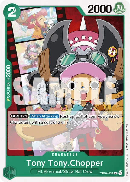 Tony Tony.Chopper OP02-034_p1 One Piece Card Game ST-11