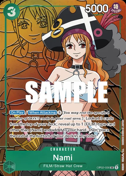 Nami OP02-036_p1 One Piece Card Game OP-02