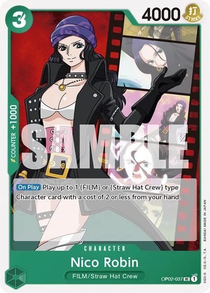 Nico Robin OP02-037_p1 One Piece Card Game ST-11