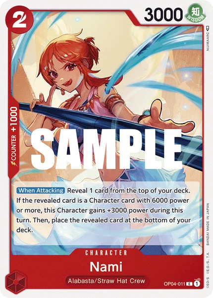Nami OP04-011 One Piece Card Game OP-04