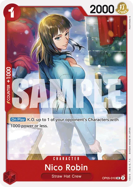 Nico Robin OP05-010_r1 One Piece Card Game PRB-01