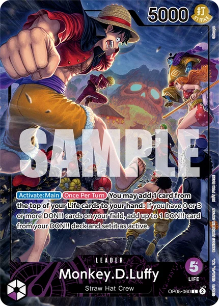 Monkey.D.Luffy OP05-060_p2 One Piece Card Game Promo