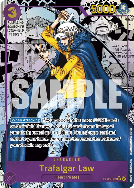 Trafalgar Law OP05-069_r1 One Piece Card Game PRB-01