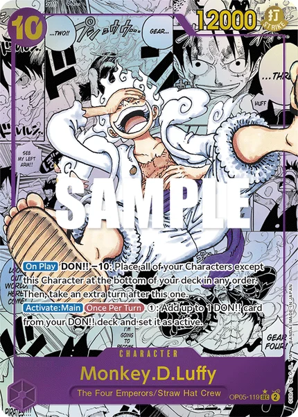 Monkey.D.Luffy OP05-119_p2 One Piece Card Game OP-05