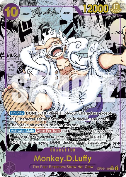 Monkey.D.Luffy OP05-119_r2 One Piece Card Game PRB-01