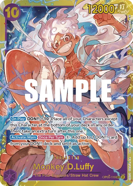 Monkey.D.Luffy OP05-119 One Piece Card Game OP-05