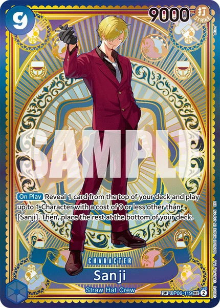 Sanji OP06-119_p2 One Piece Card Game OP-11