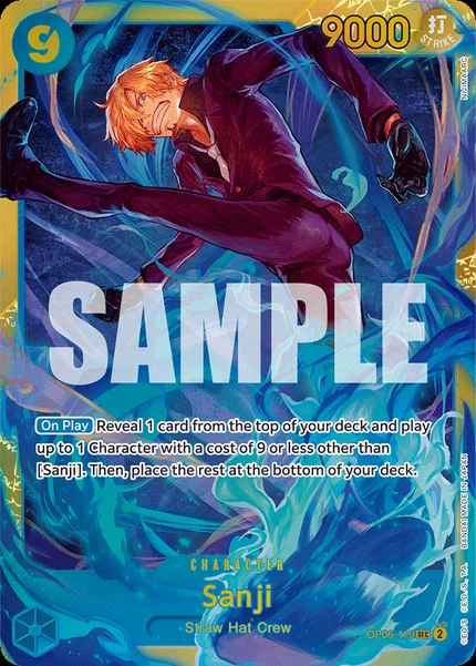 Sanji OP06-119 One Piece Card Game OP-06