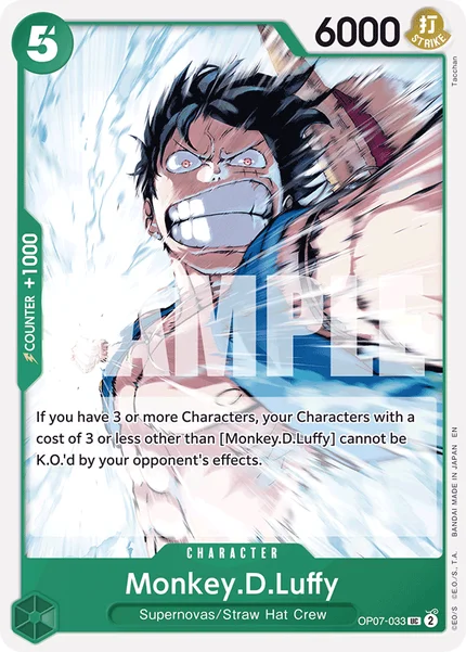 Monkey.D.Luffy OP07-033_r1 One Piece Card Game ST-24