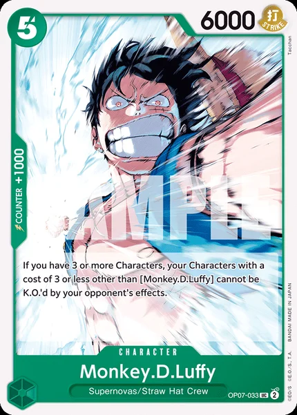 Monkey.D.Luffy OP07-033 One Piece Card Game OP-07