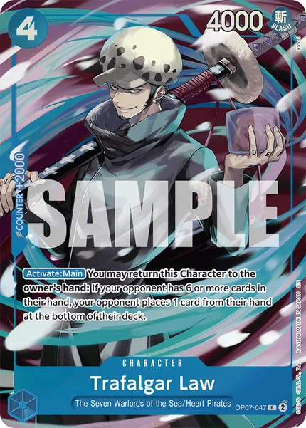 Trafalgar Law OP07-047_p5 One Piece Card Game Promo