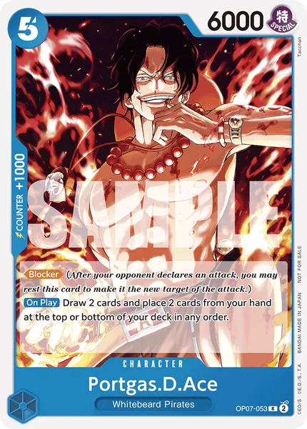 Portgas.D.Ace OP07-053_p1 One Piece Card Game Promo