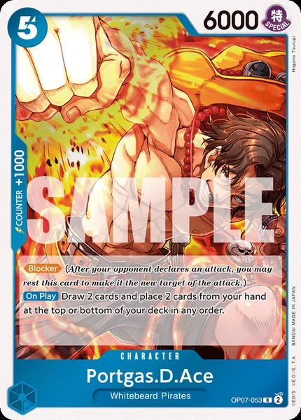 Portgas.D.Ace OP07-053 One Piece Card Game OP-07