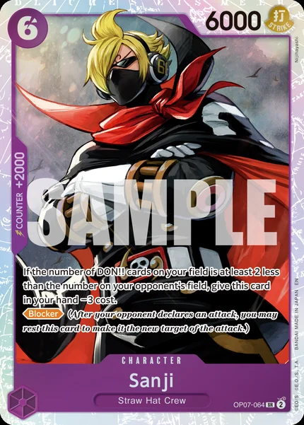 Sanji OP07-064_r1 One Piece Card Game PRB-02