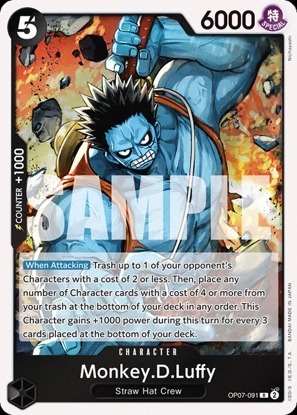 Monkey.D.Luffy OP07-091 One Piece Card Game OP-07