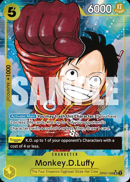 Monkey.D.Luffy OP07-109_p1 One Piece Card Game OP-07