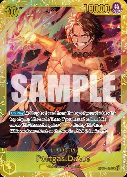 Portgas.D.Ace OP07-119_r1 One Piece Card Game PRB-02
